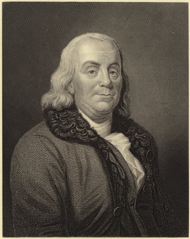 Benjamin Franklin af Joseph Siffred Duplessis