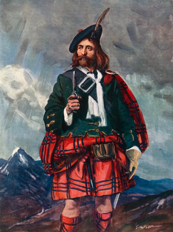 Rob Roy Mac Gregor, 1660-1735 af Joseph Simpson