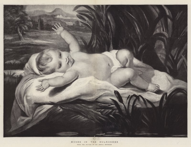 Moses i buskene af Joshua Reynolds