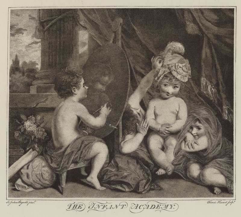 Spædbarnsakademiet af Joshua Reynolds