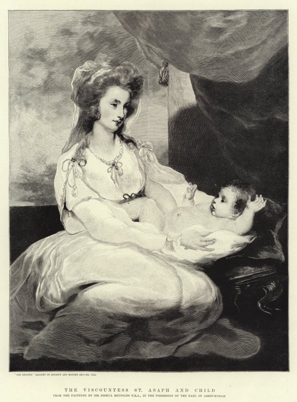 Viscountessen St Asaph og Child af Joshua Reynolds
