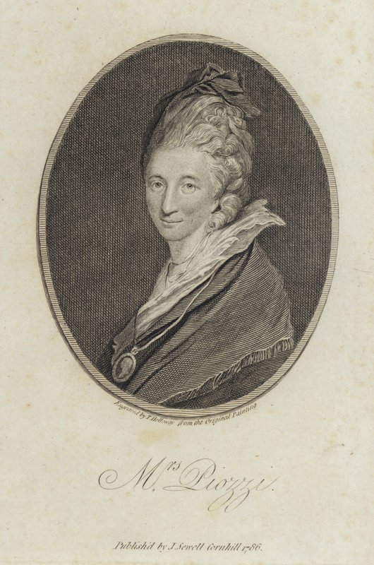 Hester Lynch Piozzi, walisisk født dagbogsskriver og forfatter af Joshua (after) Reynolds