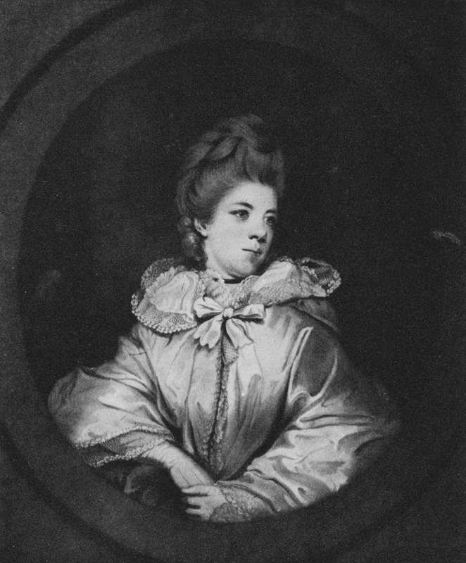 Fru Abington (litho) af Joshua (after) Reynolds