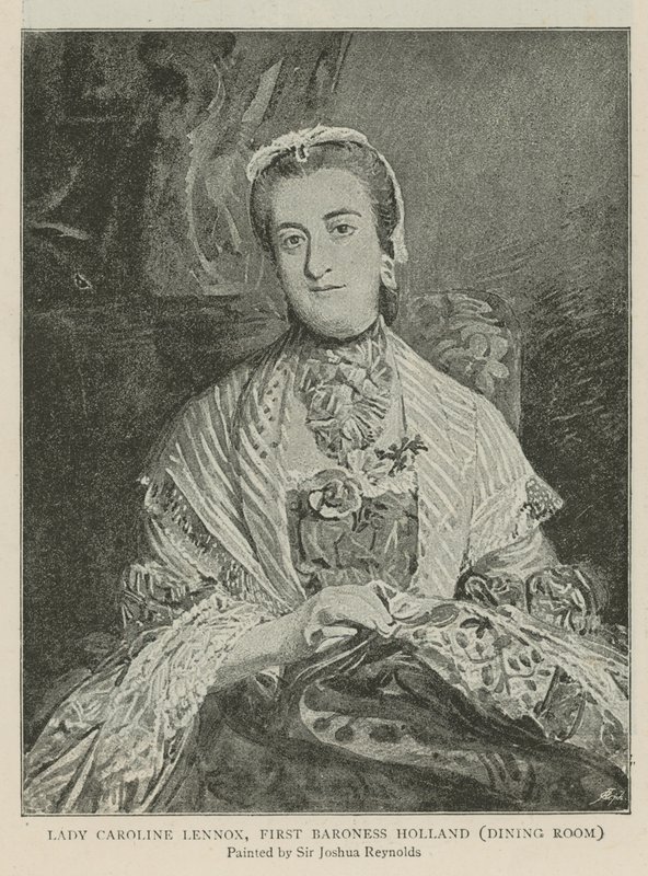 Lady Caroline Lennox, førstebaronesse Holland af Joshua Reynolds