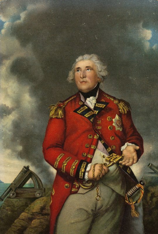 Lord Heathfield med nøglen til Gibraltars fæstning i hånden af Joshua Reynolds
