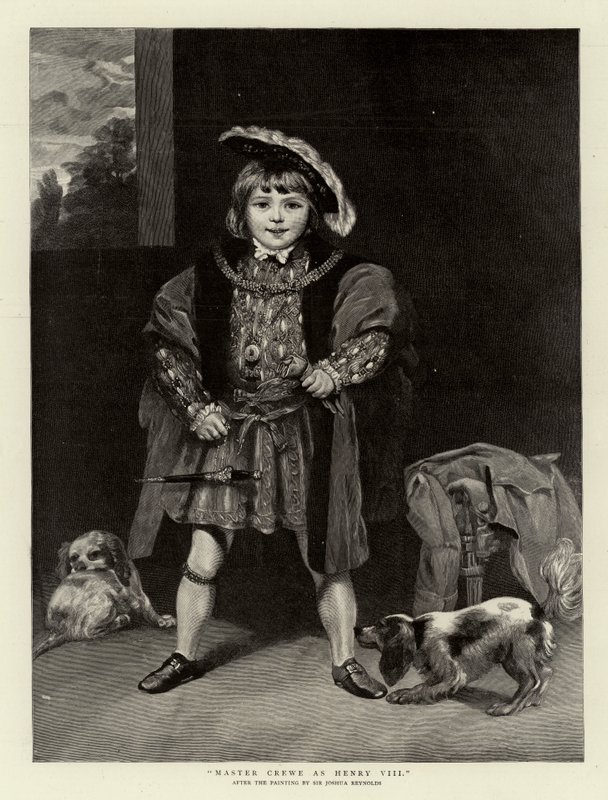 Master Crewe som Henry VIII af Joshua Reynolds