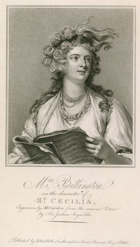 Fru Billington i Skt. Cecilias karakter af Joshua Reynolds