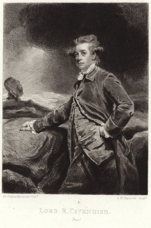 Portræt af Lord Richard Cavendish af Joshua Reynolds