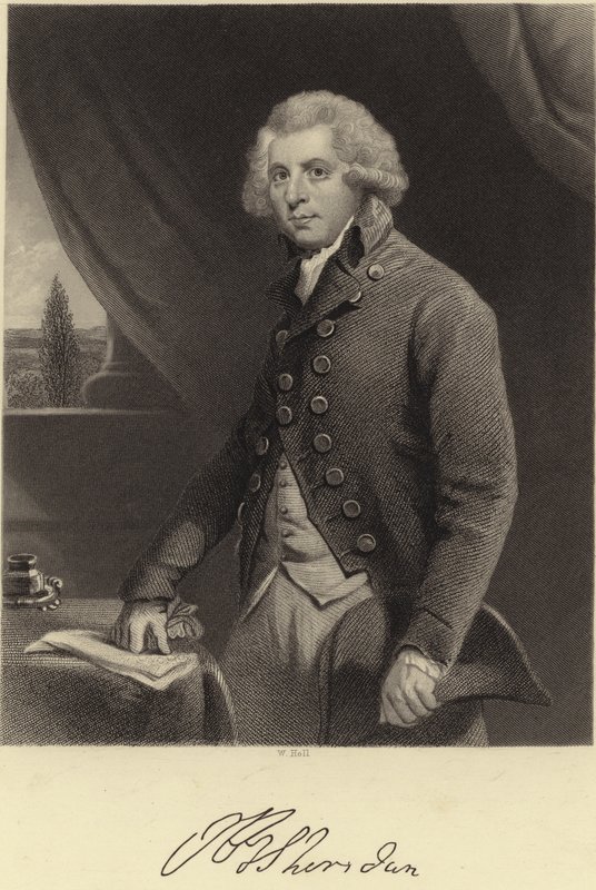Richard Brinsley Sheridan af Joshua Reynolds