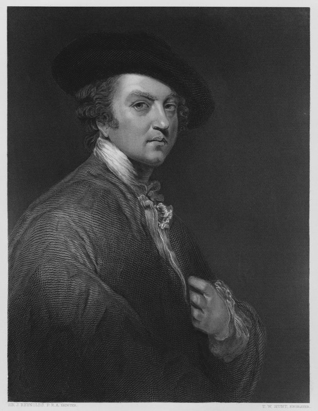 Sir Joshua Reynolds, fra billedet i Vernon Gallery af Joshua after Reynolds