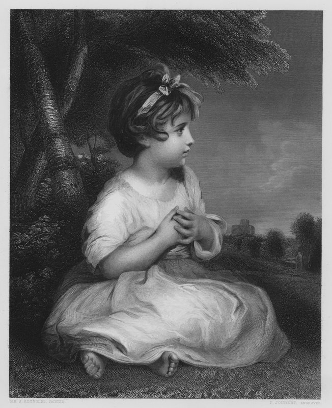 The Age of Innocence, fra billedet i Vernon Gallery af Joshua after Reynolds