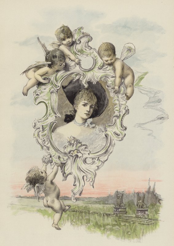 Billedet af den elskede (farve litho) af Joszi Arpad Koppay