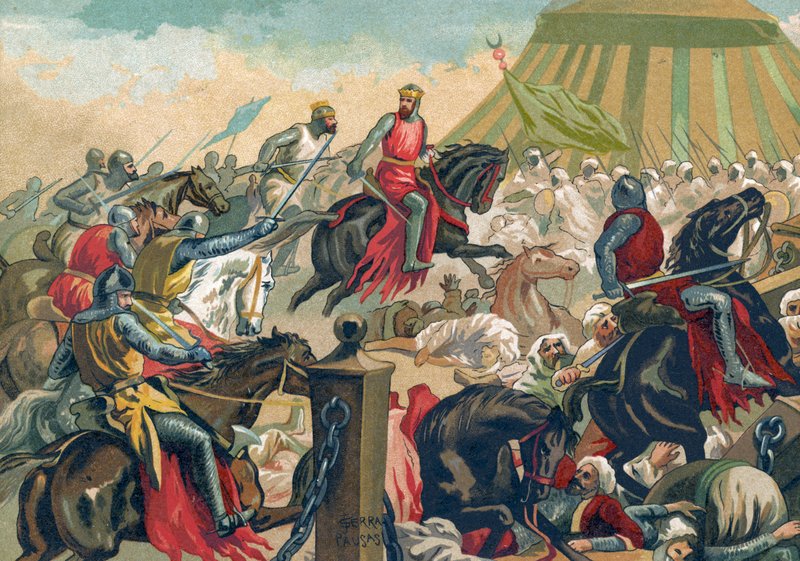 Slaget ved Las Navas de Tolosa af Juan Serra y Pausas