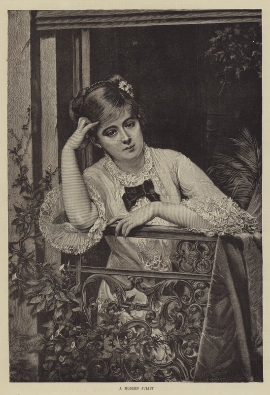 En moderne Julie af Jules Emile Saintin