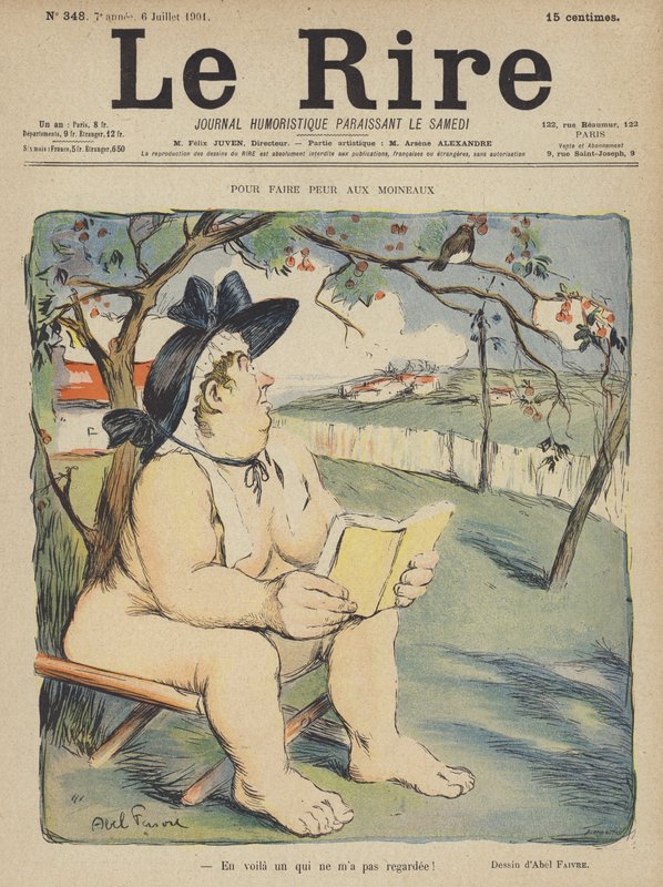 Illustration til Le Rire af Jules Abel Faivre