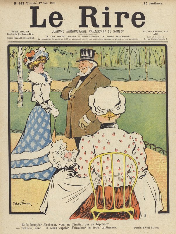 Illustration til Le Rire af Jules Abel Faivre