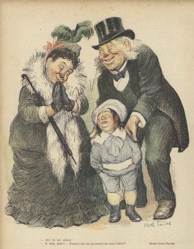 Illustration til Le Rire af Jules Abel Faivre