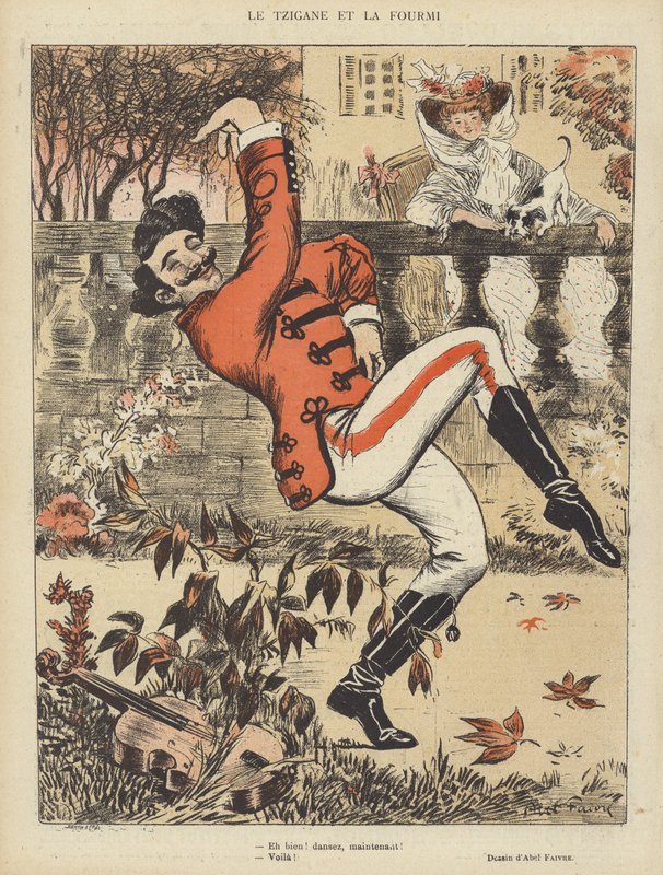 Illustration til Le Rire af Jules Abel Faivre
