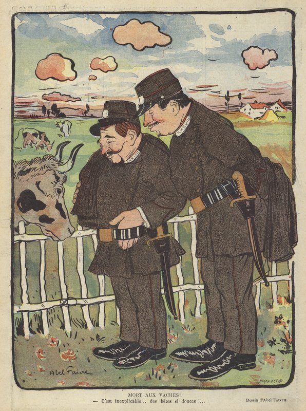 Illustration til Le Rire af Jules Abel Faivre