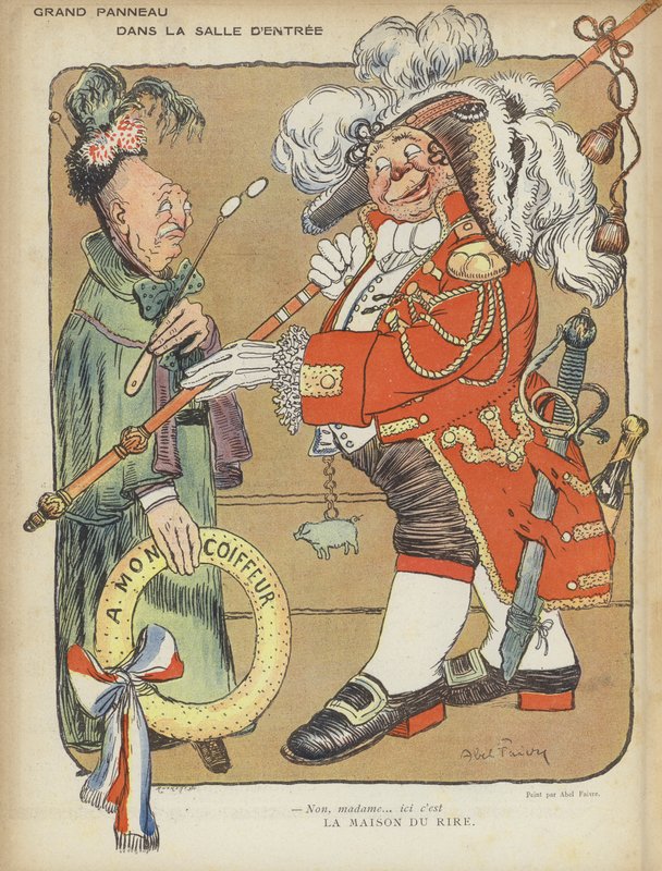 Illustration til Le Rire af Jules Abel Faivre