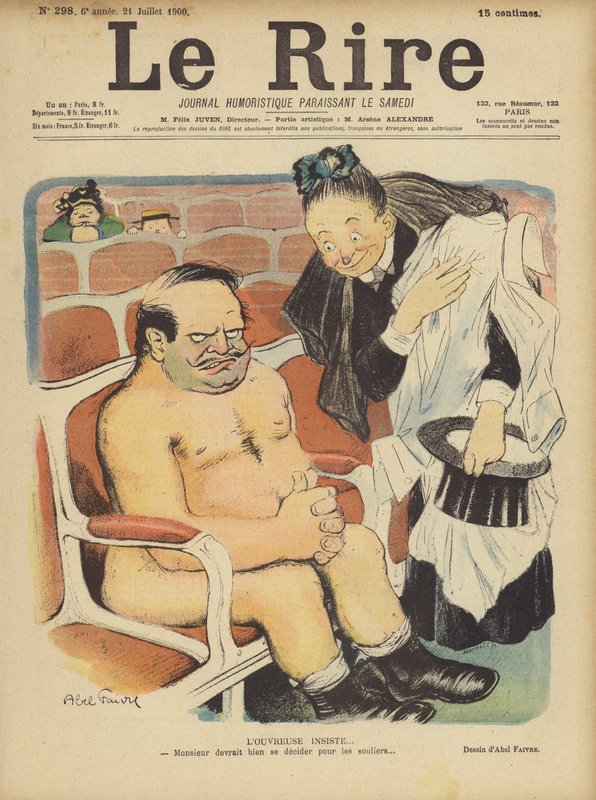 Illustration til Le Rire af Jules Abel Faivre