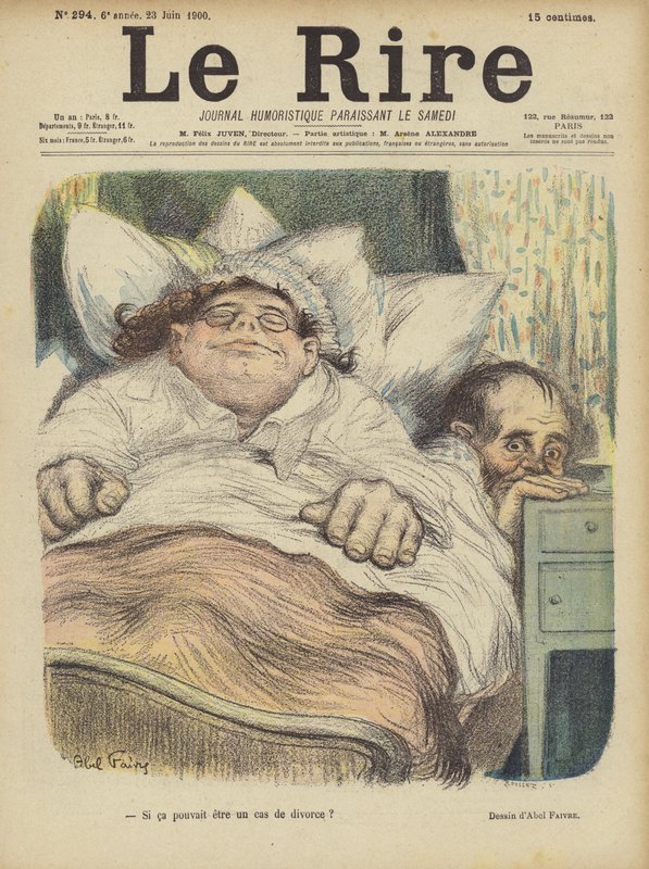 Illustration til Le Rire af Jules Abel Faivre