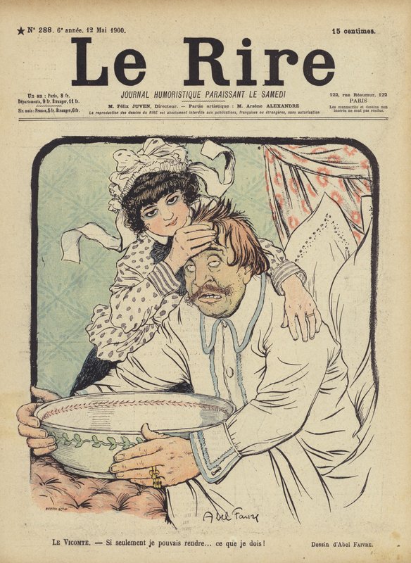 Illustration til Le Rire af Jules Abel Faivre