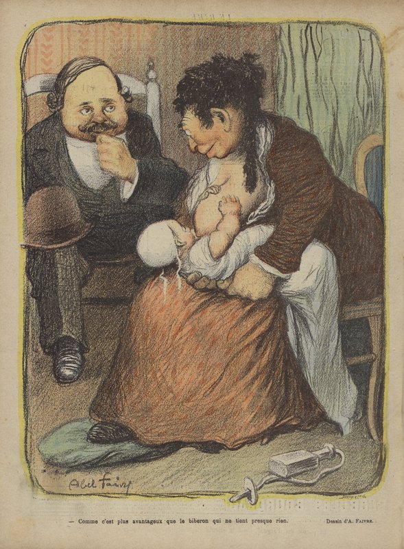 Illustration til Le Rire af Jules Abel Faivre