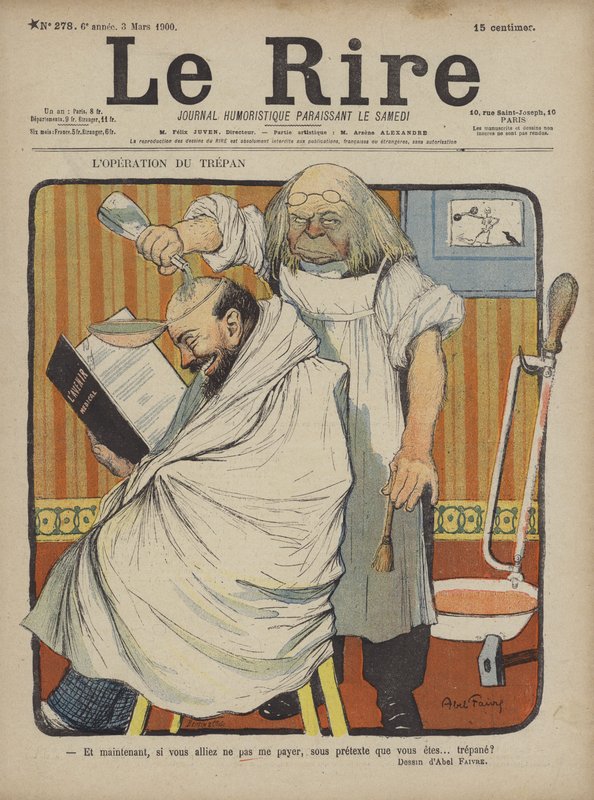 Illustration til Le Rire af Jules Abel Faivre