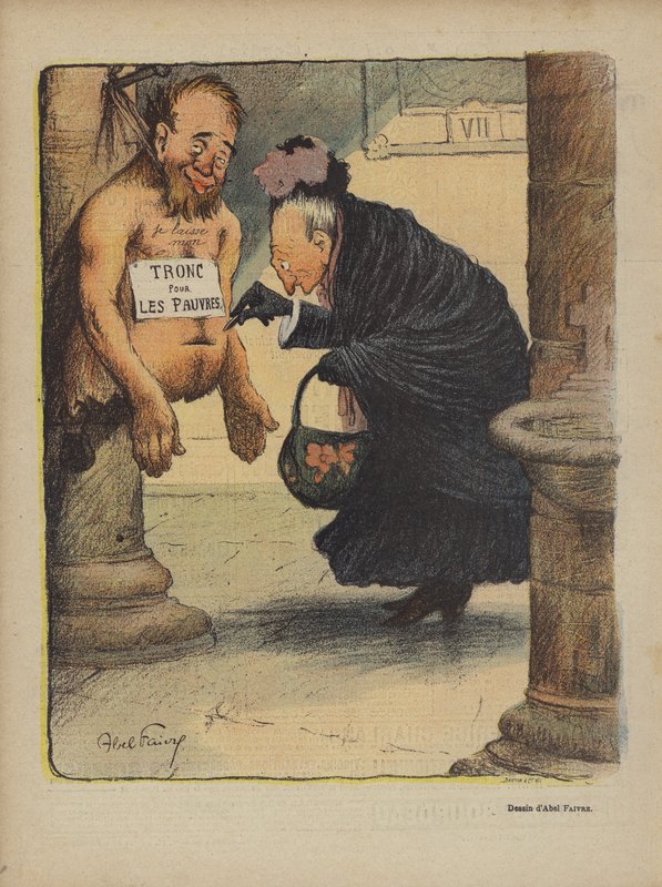 Illustration til Le Rire af Jules Abel Faivre