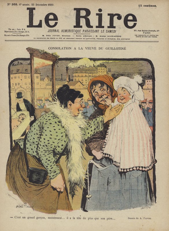 Illustration til Le Rire af Jules Abel Faivre