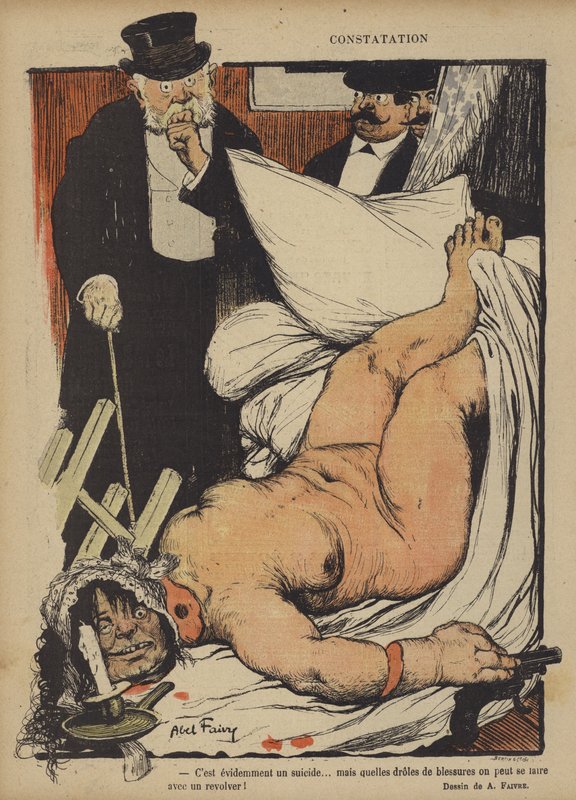 Illustration til Le Rire af Jules Abel Faivre