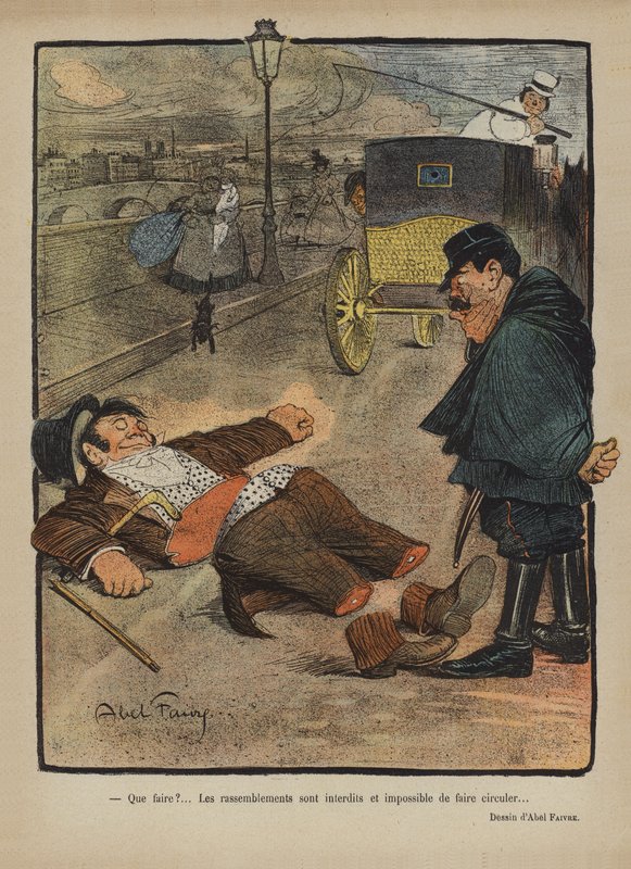 Illustration til Le Rire af Jules Abel Faivre