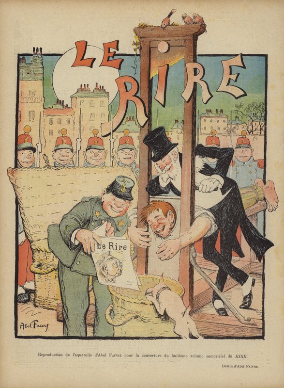 Illustration til Le Rire af Jules Abel Faivre