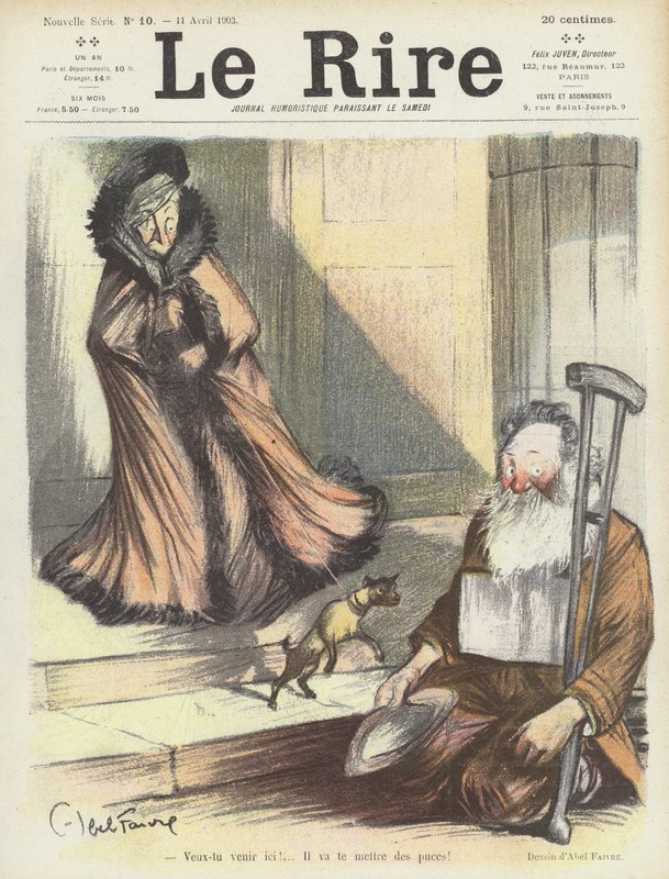 Illustration til Le Rire af Jules Abel Faivre