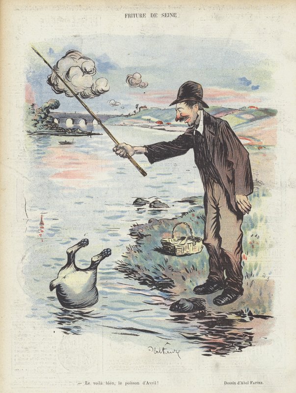 Illustration til Le Rire af Jules Abel Faivre