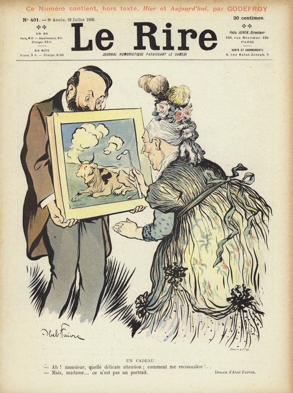 Illustration til Le Rire af Jules Abel Faivre