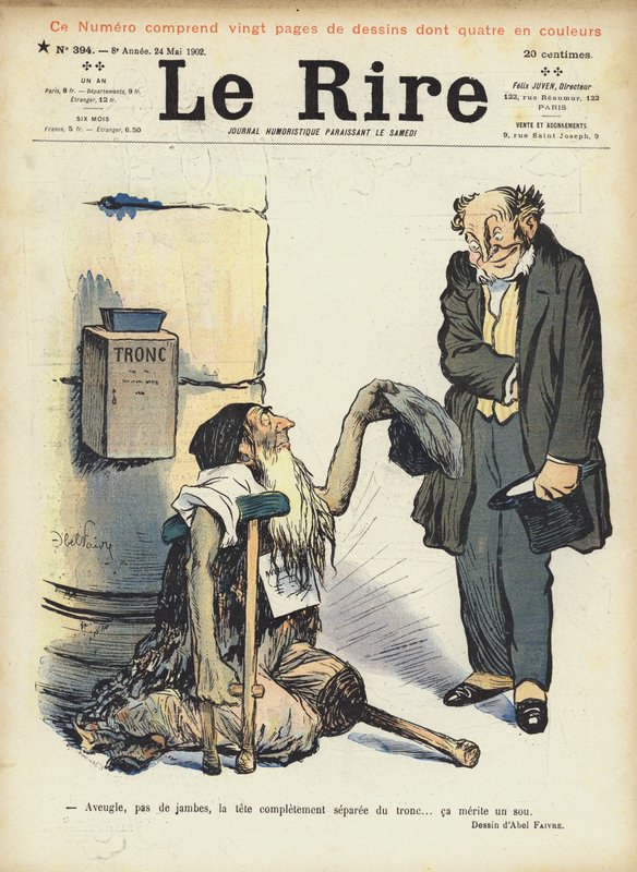 Illustration til Le Rire af Jules Abel Faivre