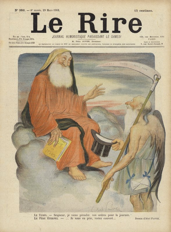 Illustration til Le Rire af Jules Abel Faivre