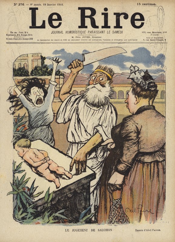 Illustration til Le Rire af Jules Abel Faivre