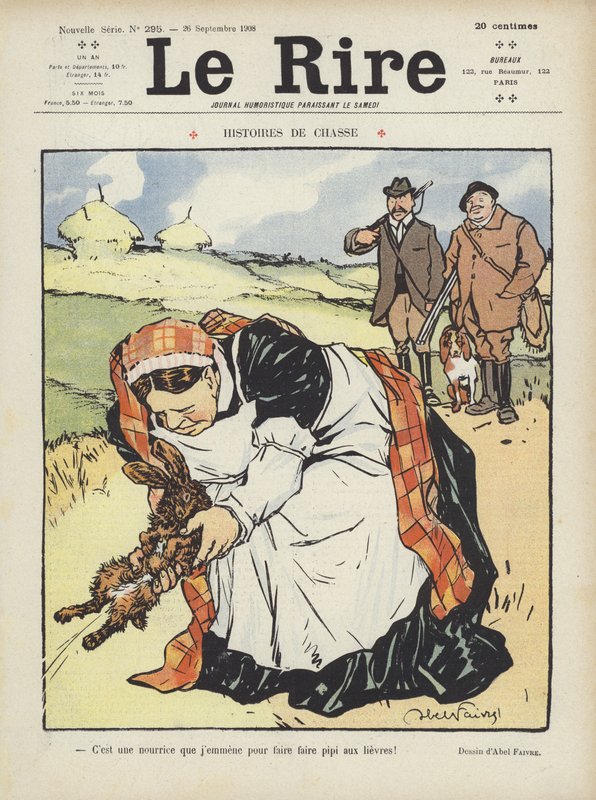 Illustration til Le Rire af Jules Abel Faivre