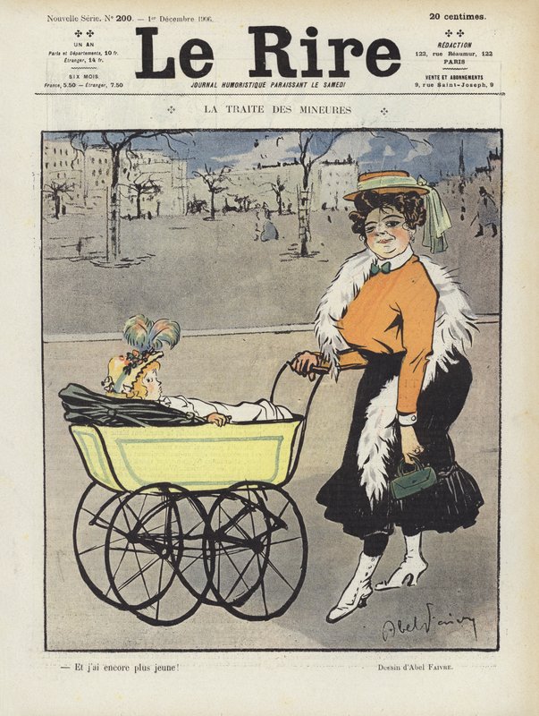 Illustration til Le Rire af Jules Abel Faivre