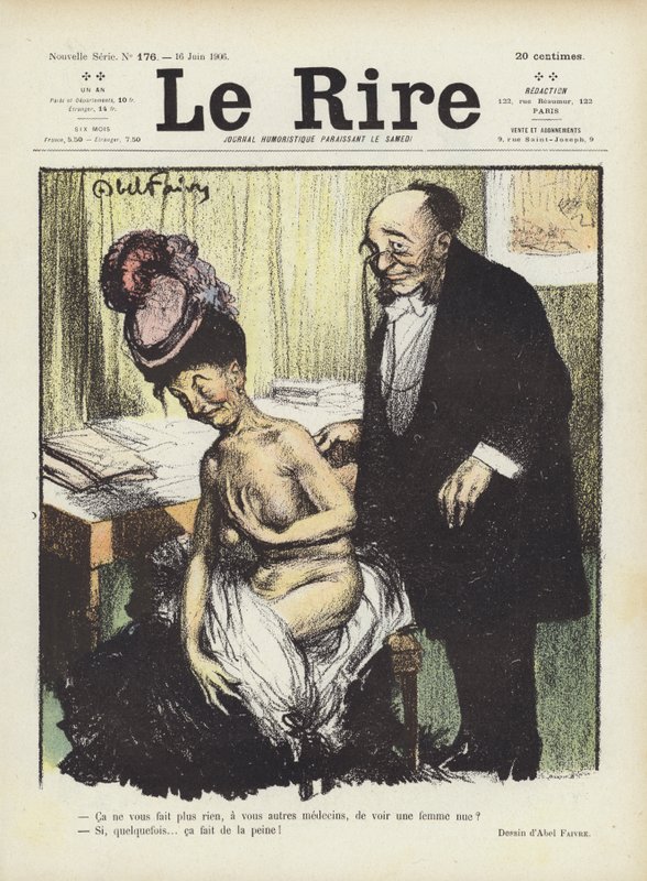 Illustration til Le Rire af Jules Abel Faivre