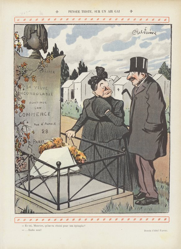 Illustration til Le Rire af Jules Abel Faivre