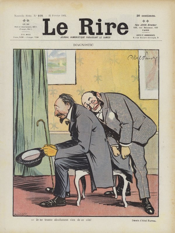 Illustration til Le Rire af Jules Abel Faivre