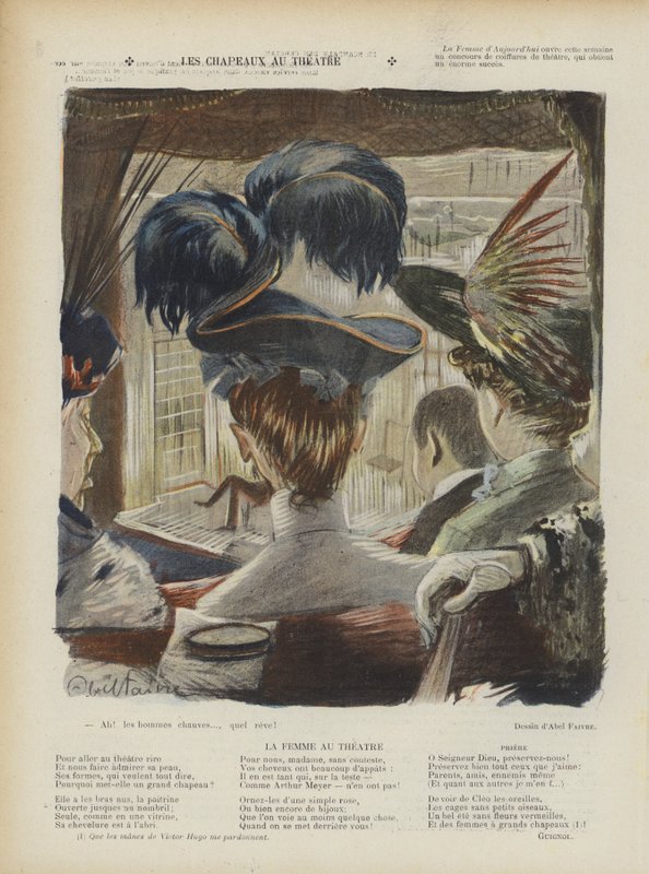 Illustration til Le Rire af Jules Abel Faivre