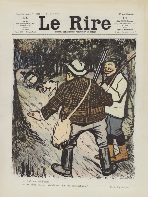 Illustration til Le Rire af Jules Abel Faivre