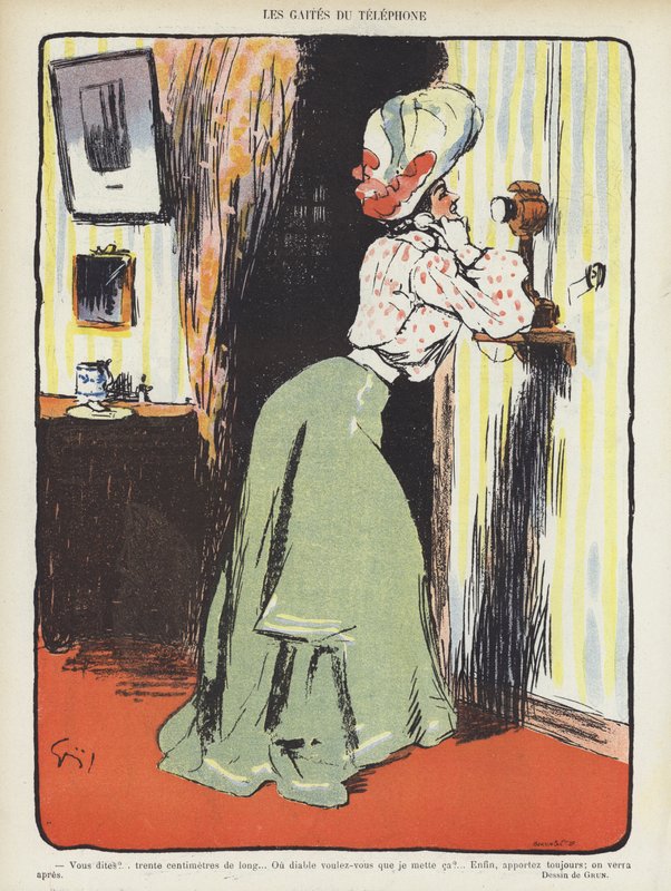 Illustration til Le Rire af Jules Alexandre Gruen or Grun