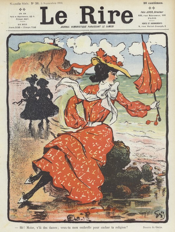 Illustration til Le Rire af Jules Alexandre Gruen or Grun
