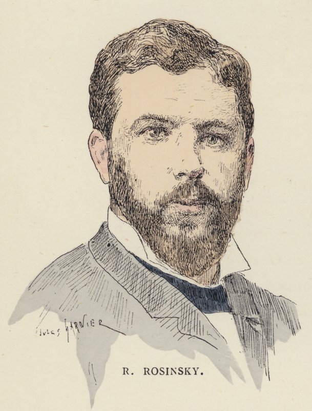 R Rosinsky (farve litho) af Jules Arsene (after) Garnier